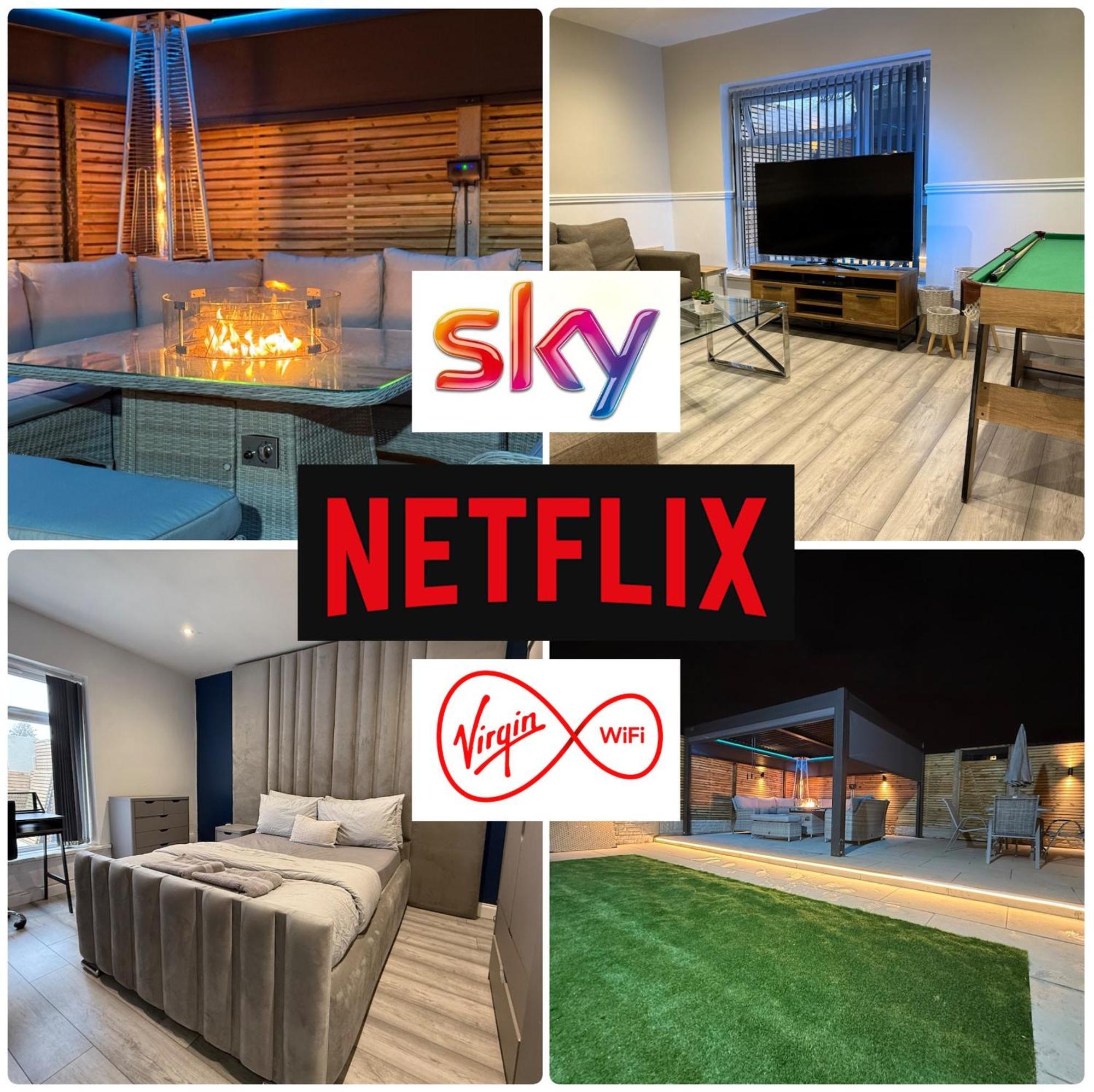 ברמינגהאם 5 Bed Town House Within City Centre And Sleeps Up To 11 With Sky And Netflix מראה חיצוני תמונה
